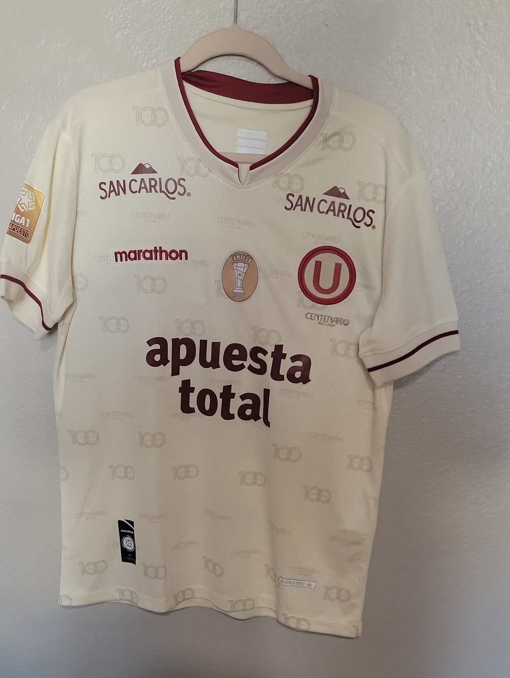 Universitario de Deportes Cream Club Jersey by
